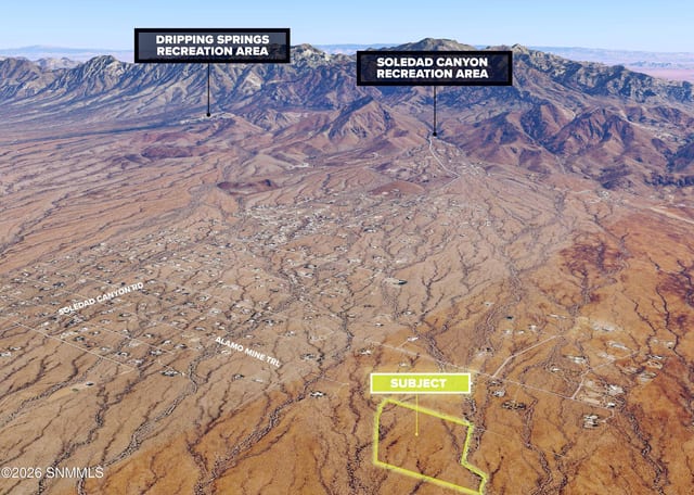 5760 Alamo Mine Trail, Las Cruces, NM vacant land/acreage for sale at $450,000