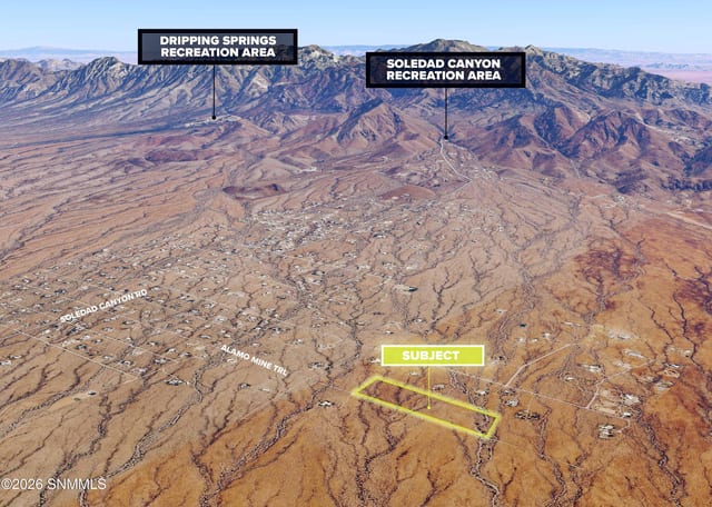 5745 Alamo Mine Trail, Las Cruces, NM vacant land/acreage for sale at $318,200