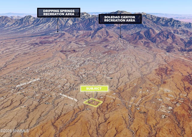 5545 Alamo Mine Trail, Las Cruces, NM vacant land/acreage for sale at $165,000