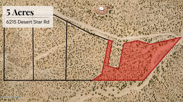 6215 Desert Star Road, Las Cruces, NM residential lots for sale at $99,300